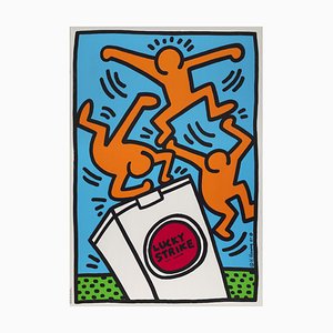 Keith Haring, Lucky Strike, 1987, Litografia