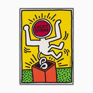 Keith Haring, Lucky Strike, 1987, Litografia