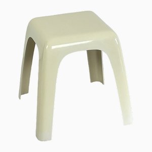 Kleiner Vintage Hocker von Castiglioni Gaviraghi Lanza für Valenti & C., Mailand, 1980er