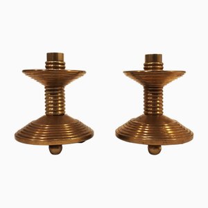 Spanish Liturgical Candleholders, Set of 2