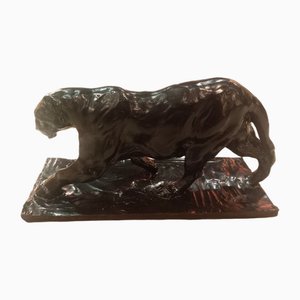 Rembrandt Bugatti, Gehender Panther, Bronze, 1890er-1910er