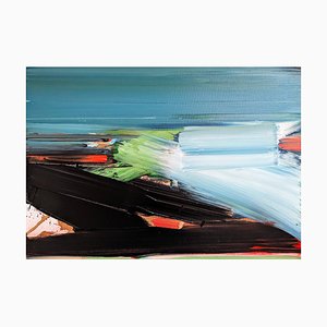 Benoit Guerin, La terre et l'horizon, 2024, Acrylic on Canvas