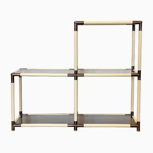 Vintage Shelves in Brass in the style of Banci, 1970s