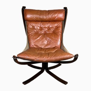 Scandinavian Falcon Lounge Chair by Sigurd Ressel, 1970