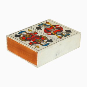 Caja de cartas de juego italiana de Felice Galbiati, años 50