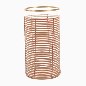 Vintage Brass and Glass Bucket from Ralph Lauren, 1990s