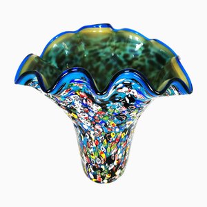 Murano Vase from Fazzoletto Millefiori, Italy
