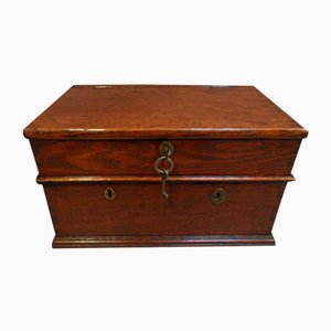 Antique Oak Filing Box