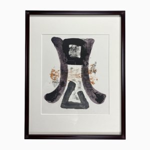 Kumi Sugaï, Violet, 1970, Lithographie, Encadré