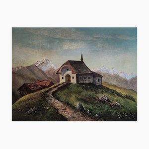 Ethevenon, Maria Zum Schnee Chapel, Oil on Canvas