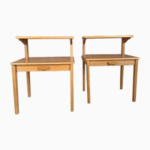 Tables de Chevet avec Tiroirs, Danemark, 1960s, Set de 2