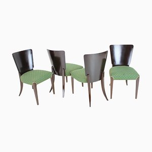 H-214 Dining Chairs by Jindrich Halabala for Up Závody, 1950s, Set of 4