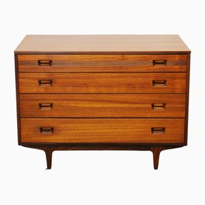 Mid-Century Teak Chest of Drawers attributed to Butilux, 1960s