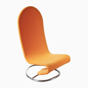 Mecedora 1-2-3 de Verner Panton para Fritz Hansen, Dinamarca, años 70