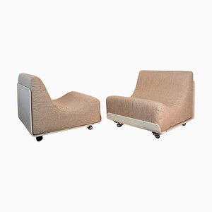 Orbis Modular Lounge Chairs attributed to Luigi Colani for Cor, 1970s, Set of 2