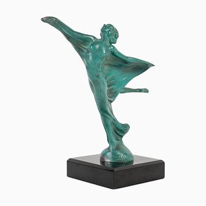 Figurative Skulptur nach Max Le Verrier, 1930, Bronze