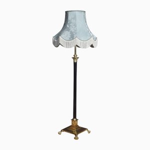 Lámpara estándar de latón, siglo XIX