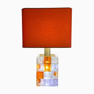 Mid-Century Modern Italian Murano Glass Table Lamp attributed to Albano Poliarte for Poliarte, 1960s