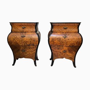 Louis XV Lombard Bedside Tables, 1750, Set of 2