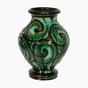 Green Vase from Kæhler, 1960s