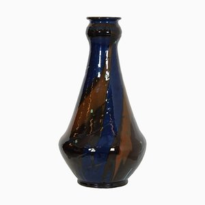 Blue and Brown Vase from Kæhler, 1960s