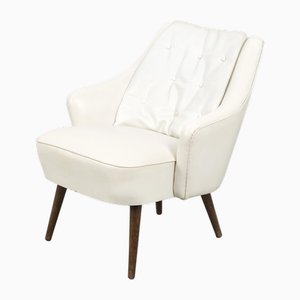 Fauteuil Cocktail Vintage Blanc