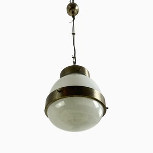 Mid-Century Model Delta Ceiling Light attributed to Sergio Mazza for Artemide, 1960s