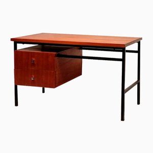 Modernist Teak Desk by Luigi Bartolini, 1960s