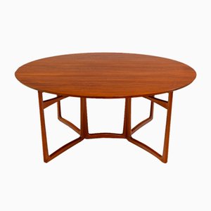 Table de Salle à Manger en Teck par Peter Hvidt & Orla Mølgaard Nielsen pour France & Søn / France & Daverkosen, 1950s