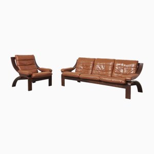 Set of Vintage Danish Living Room Set attributed to Coja, 1970s