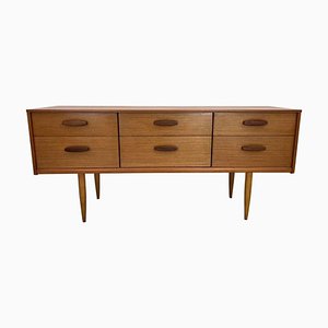 Sideboard with Drawer in Teak, UK, 1960s