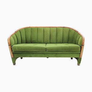 2-Seater Sofa in the style of Gio Ponti, Former Czechoslovakia, 1950s