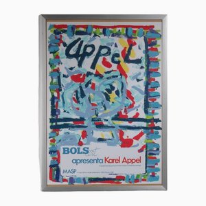 Karel Appel, Póster para la Exposición de Arte Bols, 1981, Litografía