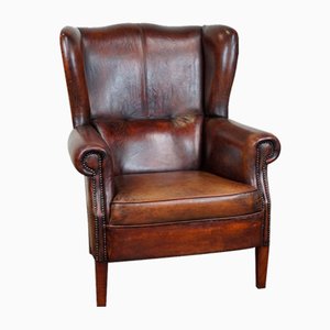 Large Sheep Leather Ear Chair