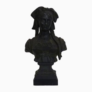 I Hope Bust Sculpture in Regula by Jean Jules B. Salomon, 1872