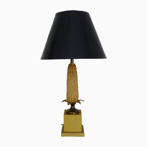 Corn Table Lamp in the Style of Maison Charles, 1970s