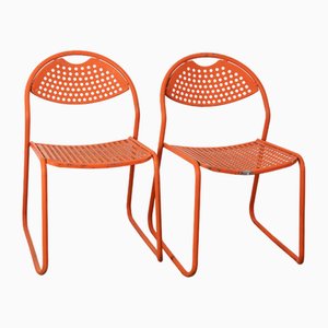 Set of Vintage Italian Garden Chairs, 1970s