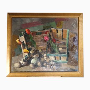 René Guinand, Nature Morte, 1962, Huile sur Toile