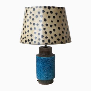 Lampe de Bureau Turquoise en Céramique par Bitossi
