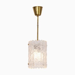 Textured Ice Cream Pendant by Carl Fagerlund for Orrefors