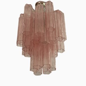 Pink Murano Glass Chandelier