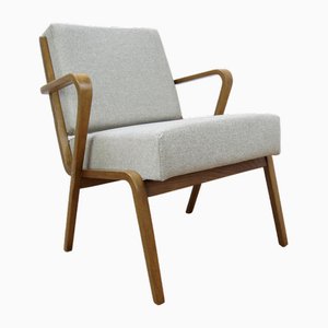 Fauteuil par Selman Selmanagic pour Veb Deutsche Werkstätten Hellerau, 1950s