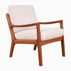 Fauteuil Senator en Teck par Ole Wanscher pour France & Son, Danemark, 1960s