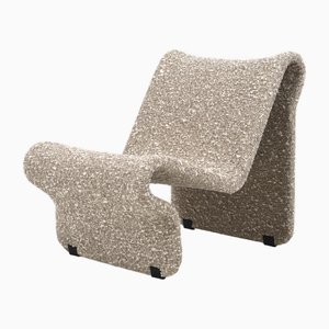 Armchairs 099 in Exclusive Boucle Fabric by Jan Dranger and Johan Huldt for Ab, Set of 2