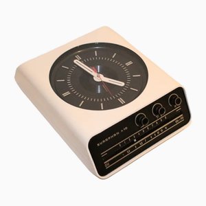 Italienisches Mid-Century Radio und Uhr Modell H10 von Adriano Rampoldi für Europhon