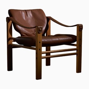 Maurice Burke zugeschriebener Safari Chair für Skippers Mobler, 1960er
