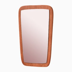 Scandinavian Rectangular Mirror in Teak, 1960s