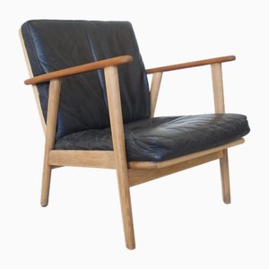 Dänischer Mid-Century Sessel aus Teak & Eiche, 1950er