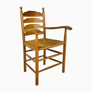 Mid-Century Dutch Oak Kitchen Chair, 1960s