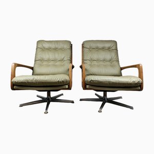 Armchairs attributed to Eugen Schmidt for Soloform, Germany, 1960, Set of 2